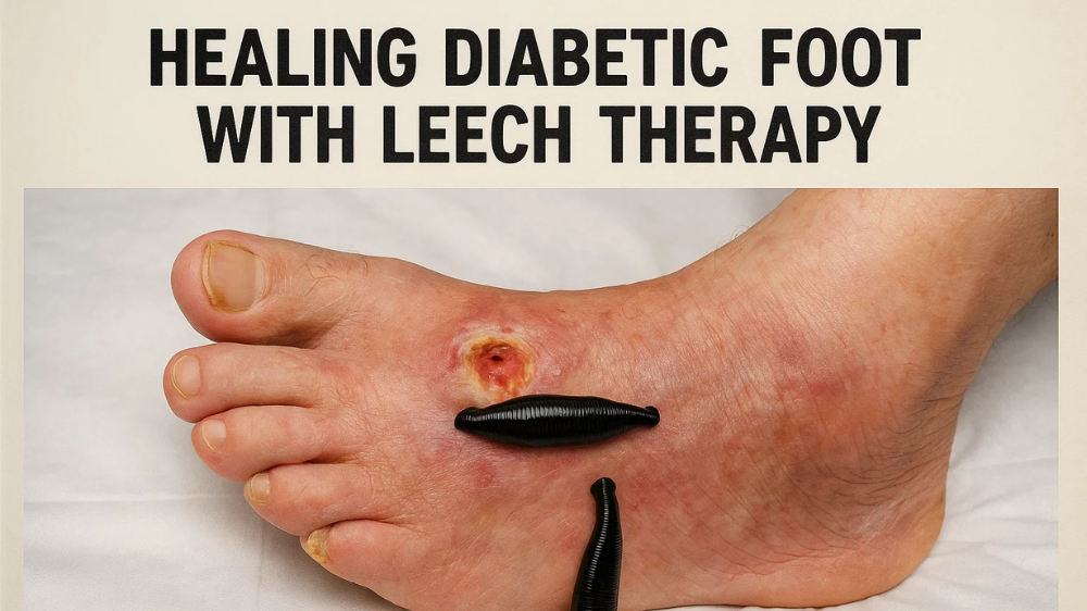 Healing Diabetic Foot with Leech Therapy