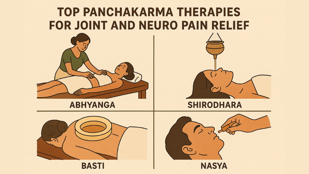 Top Panchakarma Therapies for Joint and Neuro Pain Relief