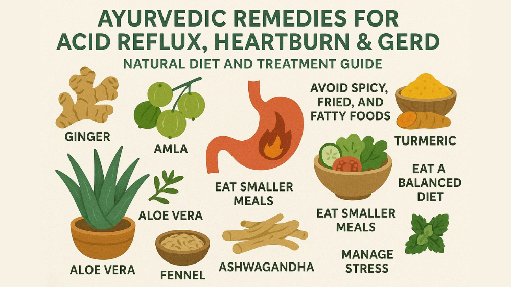 ayurvedic remedies for acid reflux, heartburn and gerd